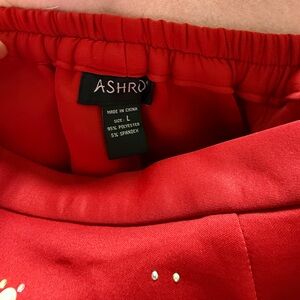 Ashro Scarlet Midi Skirt thick material size large new